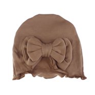 Gerber 4pc Baby Caps - Brown/ Black (0-6M) main image 0