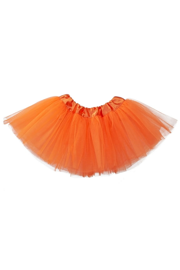 Ballerina Baby Tutu (5-layer) Skirt - Orange