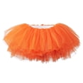 thumbnail image 1 of My Lello Big Girls 10-Layer Short Ballet Tulle Tutu Skirt (4T-10yr) - Orange, 1 of 4