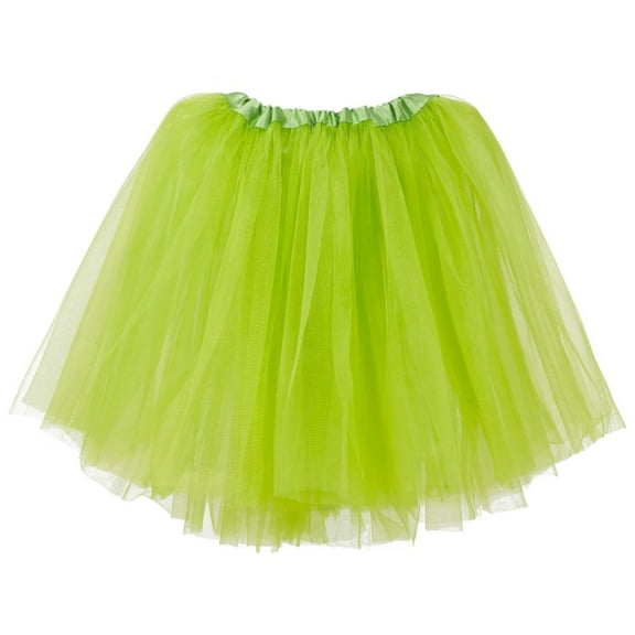 My Lello Big Girls Tutu 3-Layer Ballerina (4T - 10yr) Skirt - Apple Green
