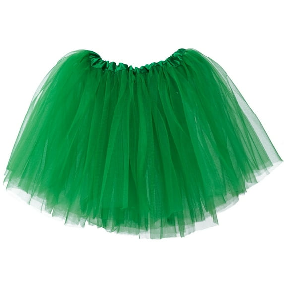 My Lello Big Girls Tutu 3-Layer Ballerina (4T - 10yr) Skirt - Emerald