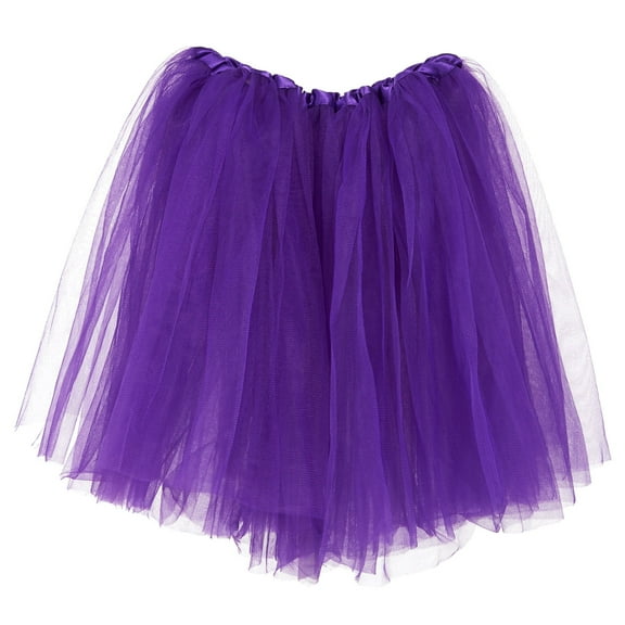 My Lello Big Girls Tutu 3-Layer Ballerina (4T - 10yr) Skirt - Purple
