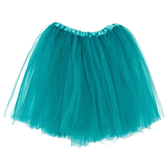 My Lello Big Girls Tutu 3-Layer Ballerina (4T - 10yr) Skirt - Teal