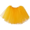 thumbnail image 1 of My Lello Big Girls Tutu 3-Layer Ballerina (4T - 10yr) Skirt - Yellow Gold, 1 of 5