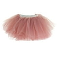 thumbnail image 1 of My Lello Little Girls 10-Layer Short Ballet Tulle Tutu Skirt (4 mo. - 3T) - Dusty Rose, 1 of 4