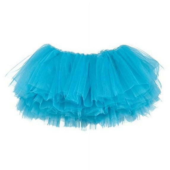 My Lello Little Girls 10-Layer Short Ballet Tulle Tutu Skirt (4 mo. - 3T) -Turquoise