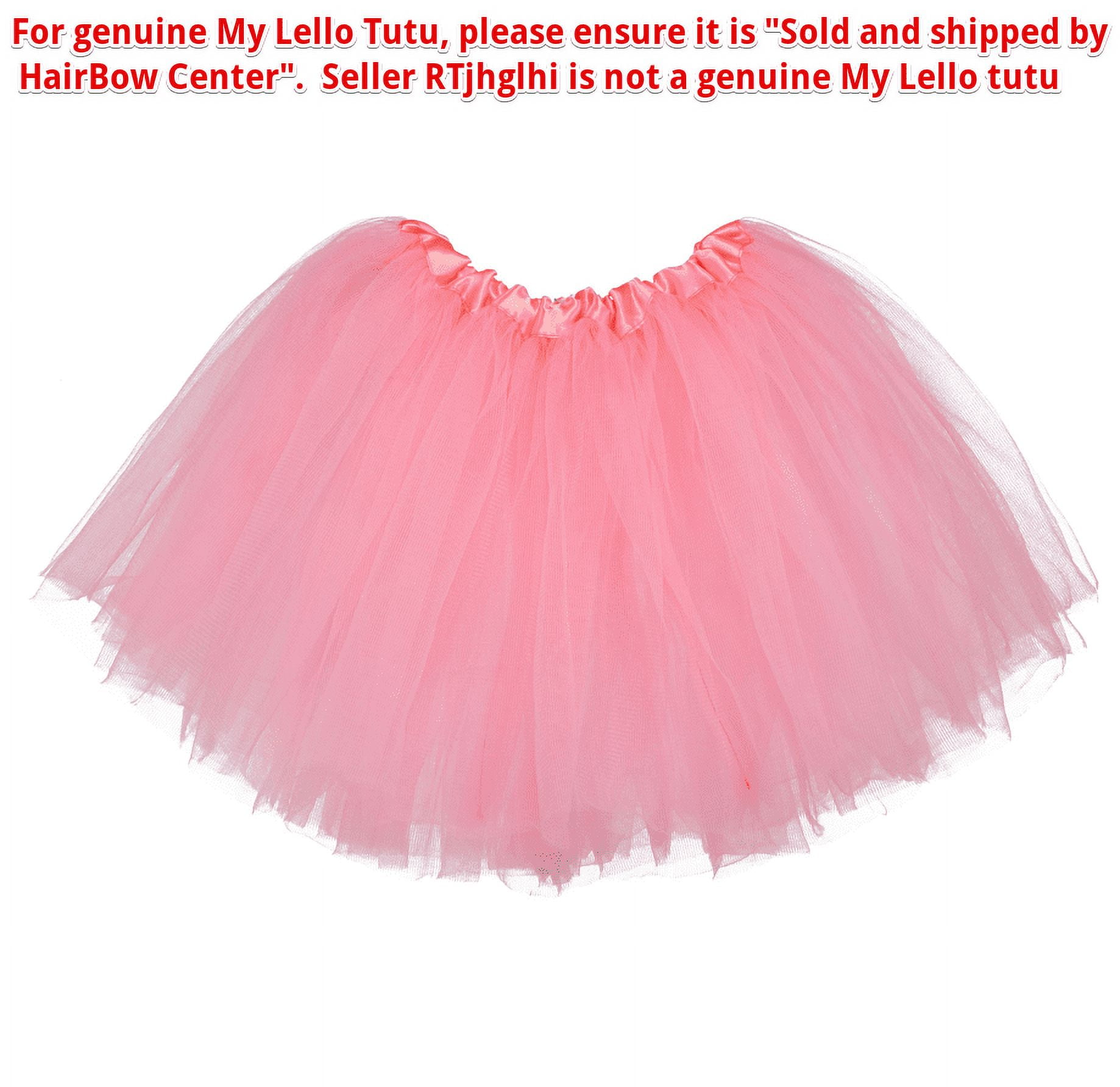 My Lello Little Girls 3-Layer Ballerina Tutu, Bubblegum Pink, Toddler ...