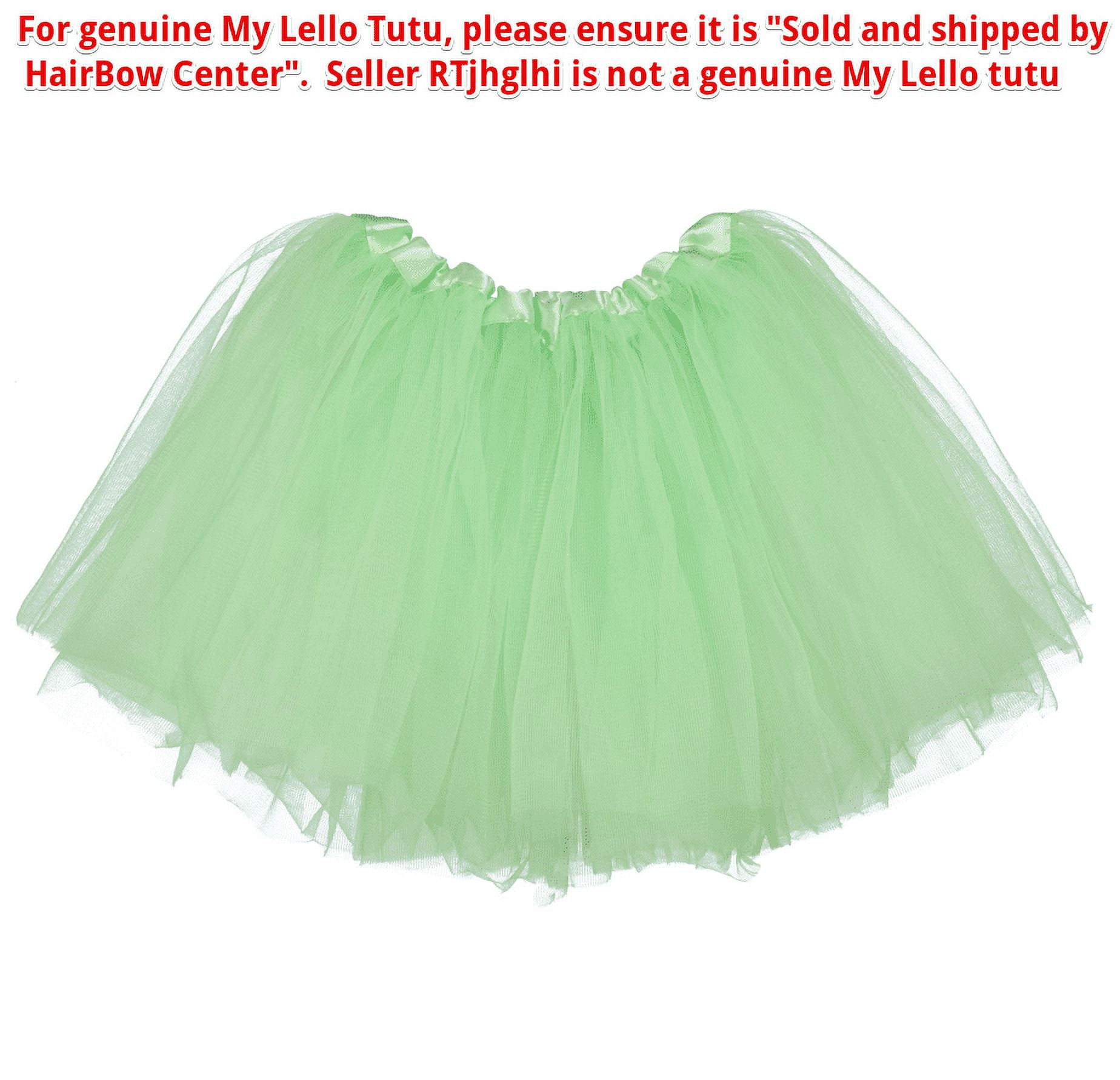 My Lello Little Girls Tutu 3-Layer Ballerina Mint Green Walmart