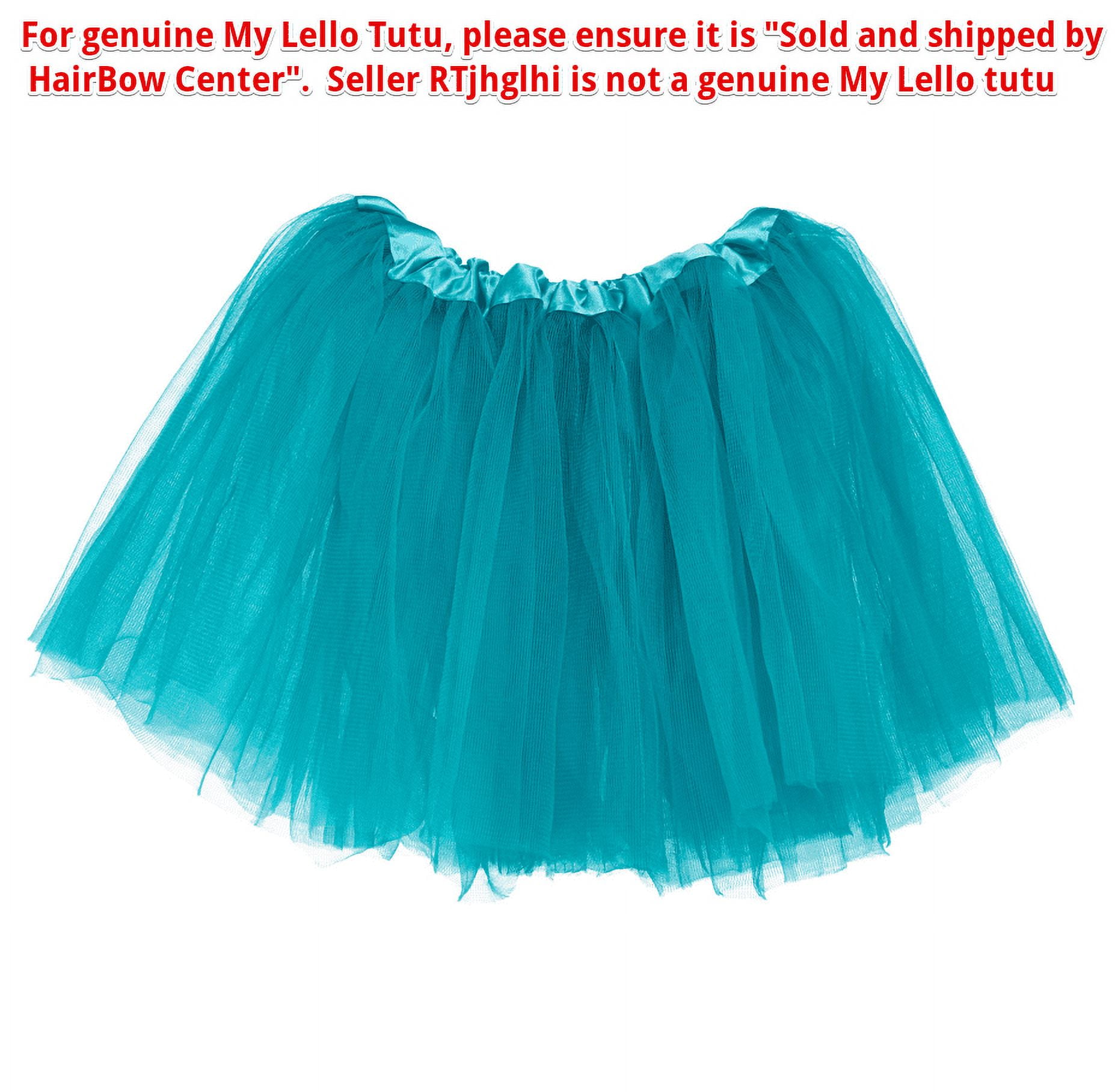 My Lello Little Girls Tutu 3-Layer Ballerina Teal - Walmart.com