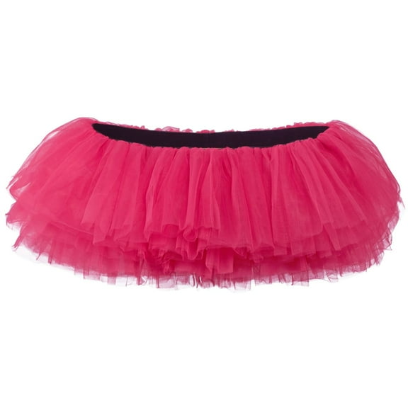 My Lello Women's Teen Adult 10 Layered Fluffy Ballet Tulle Tutu Skirt - Hot Pink
