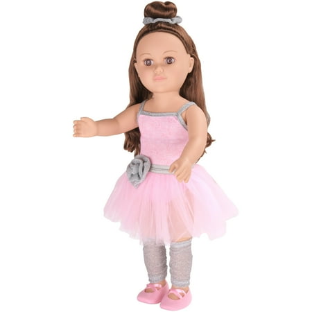 My Life As 18" Poseable Ballerina Doll, Brunette Hair