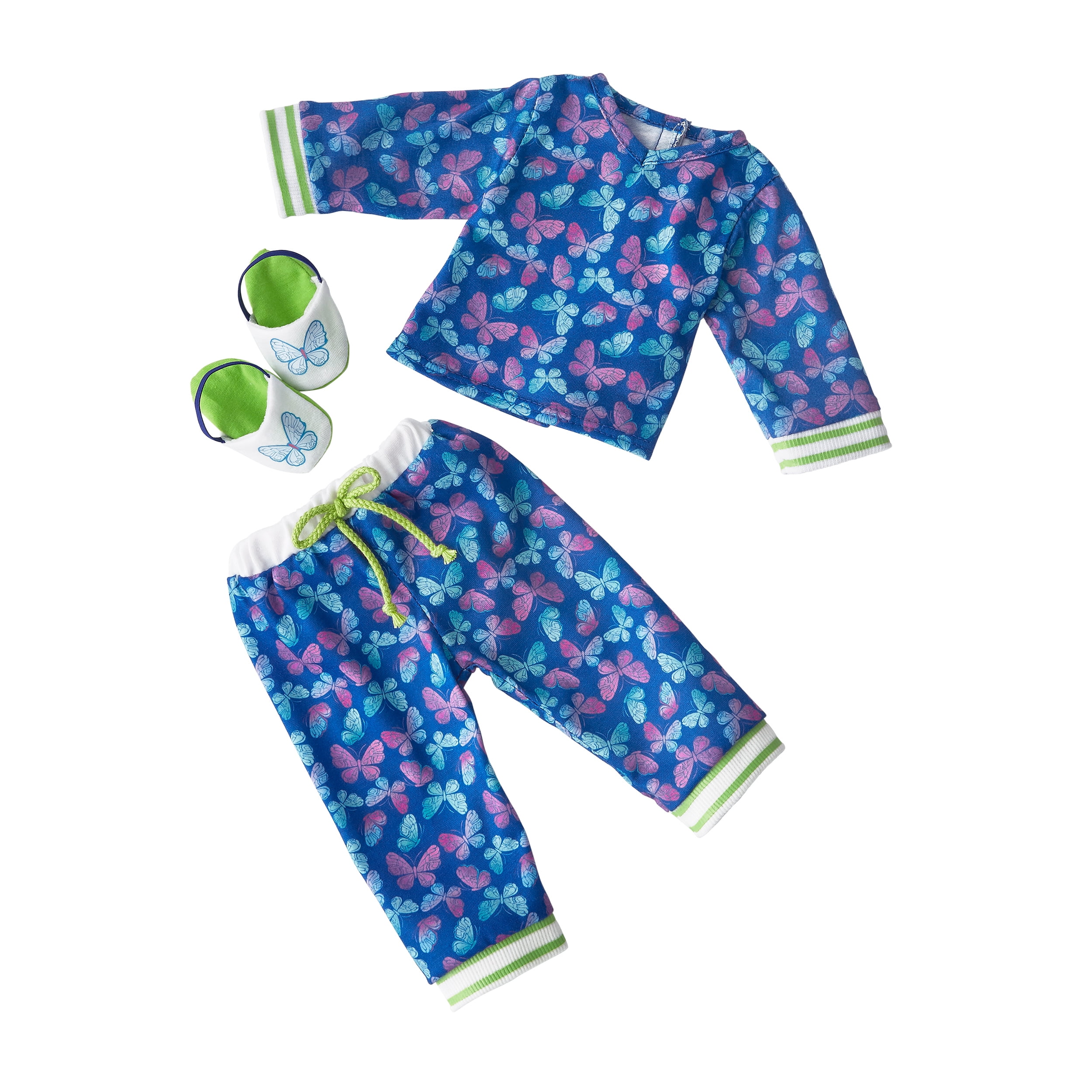 Amiki Harry sea life-print pajama set - Blue