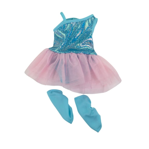 My Life As Ballerina Fashion Set for 18-inch Doll, 3 Pieces Included, Blue and Pink