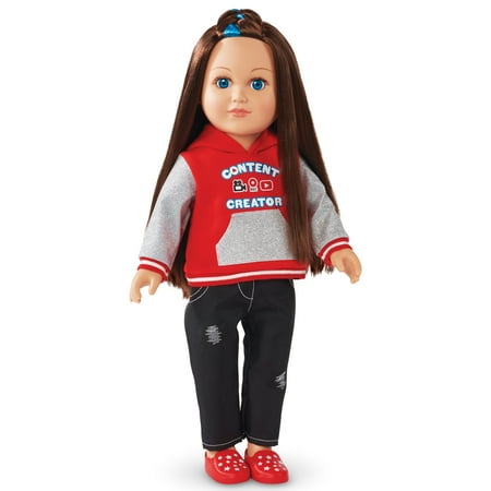 My Life As Brooklyn, Poseable 18 Inch Doll, Brunette Hair, Blue Eyes