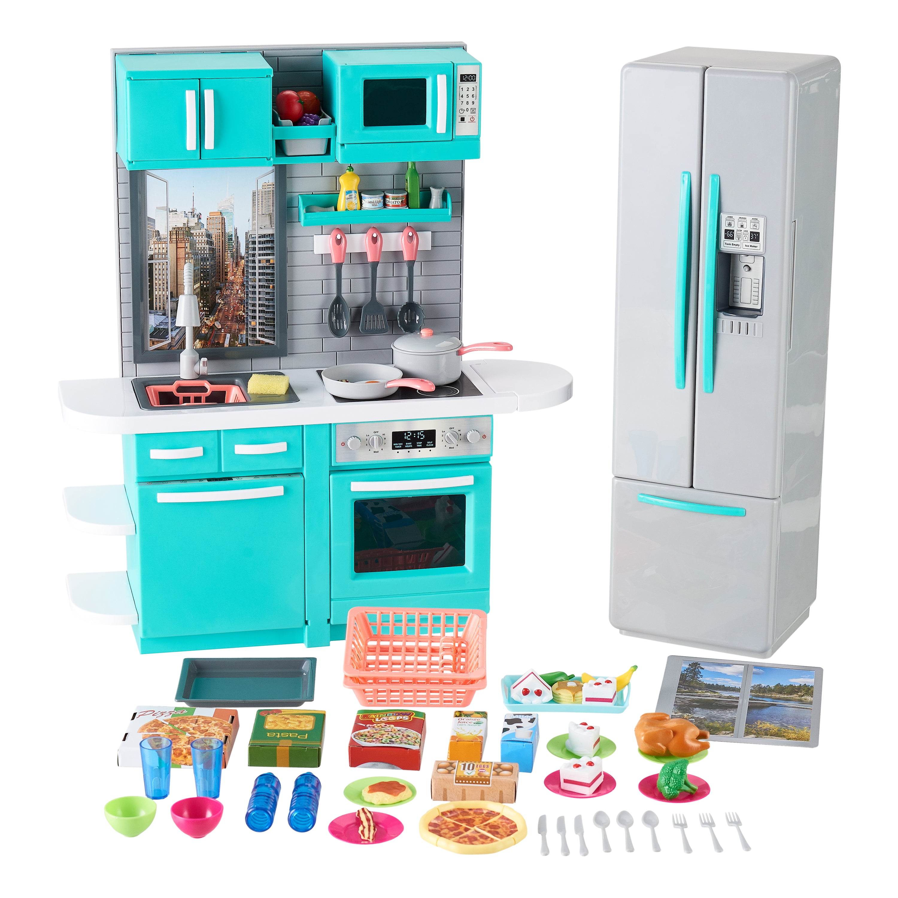 2023 New My Life As Kitchen Play Set For My Life As 18 Poseable Dolls,64  Pieces