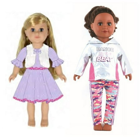 My Life As Lavendar Sparkle Dress and Pink & Silver Action Outfit