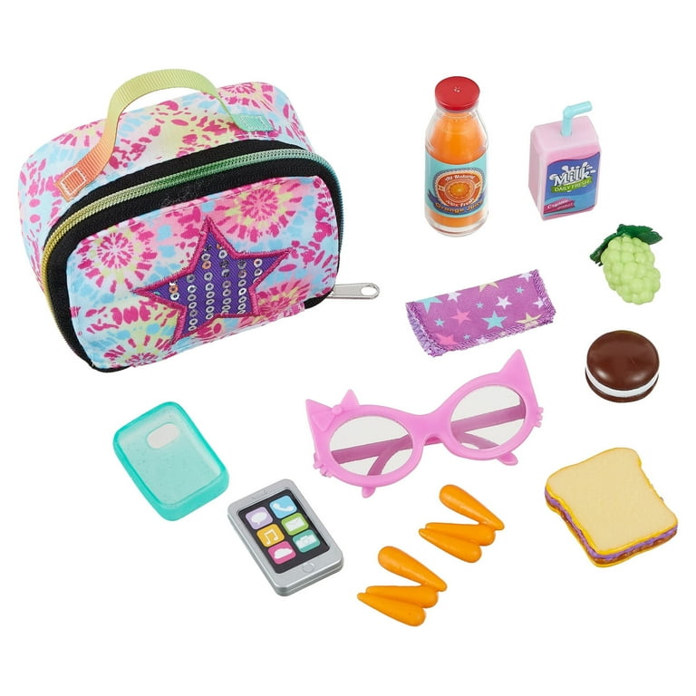 My Life As Lunch Accessories Play Set for 18” Dolls, 11 Pieces