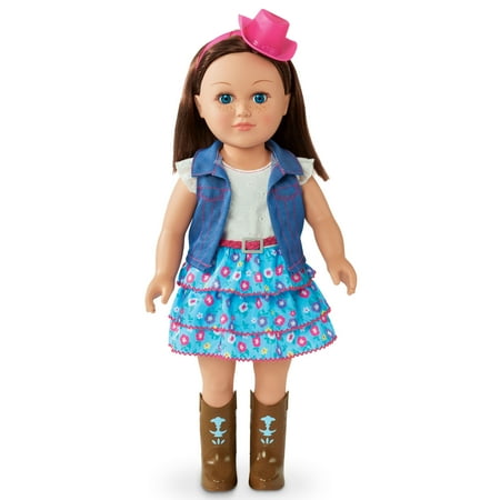 My Life As Madison Posable 18 inch Doll, Brunette Hair, Blue Eyes