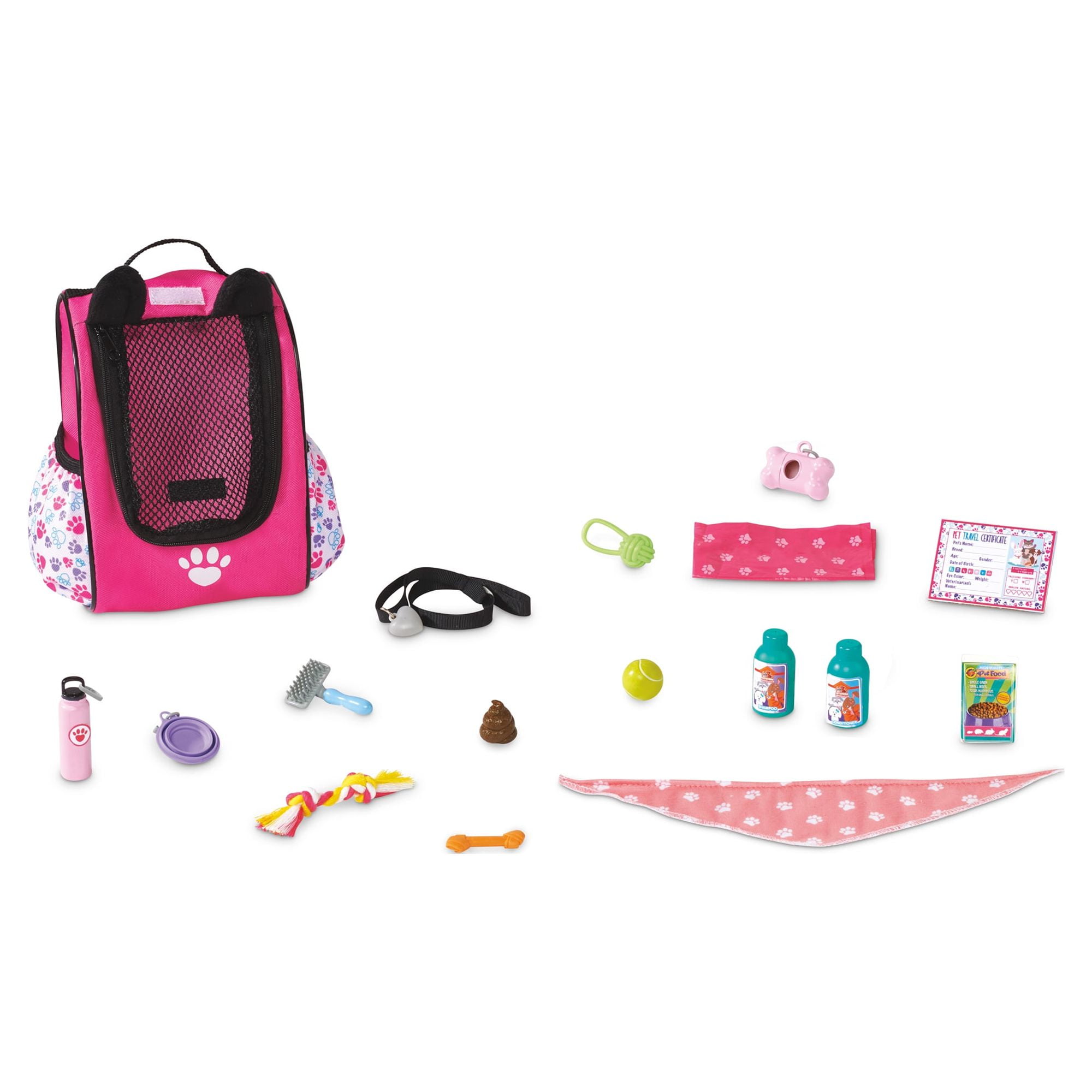 My Life As Pink Pet Travel Play Set for 18” Dolls