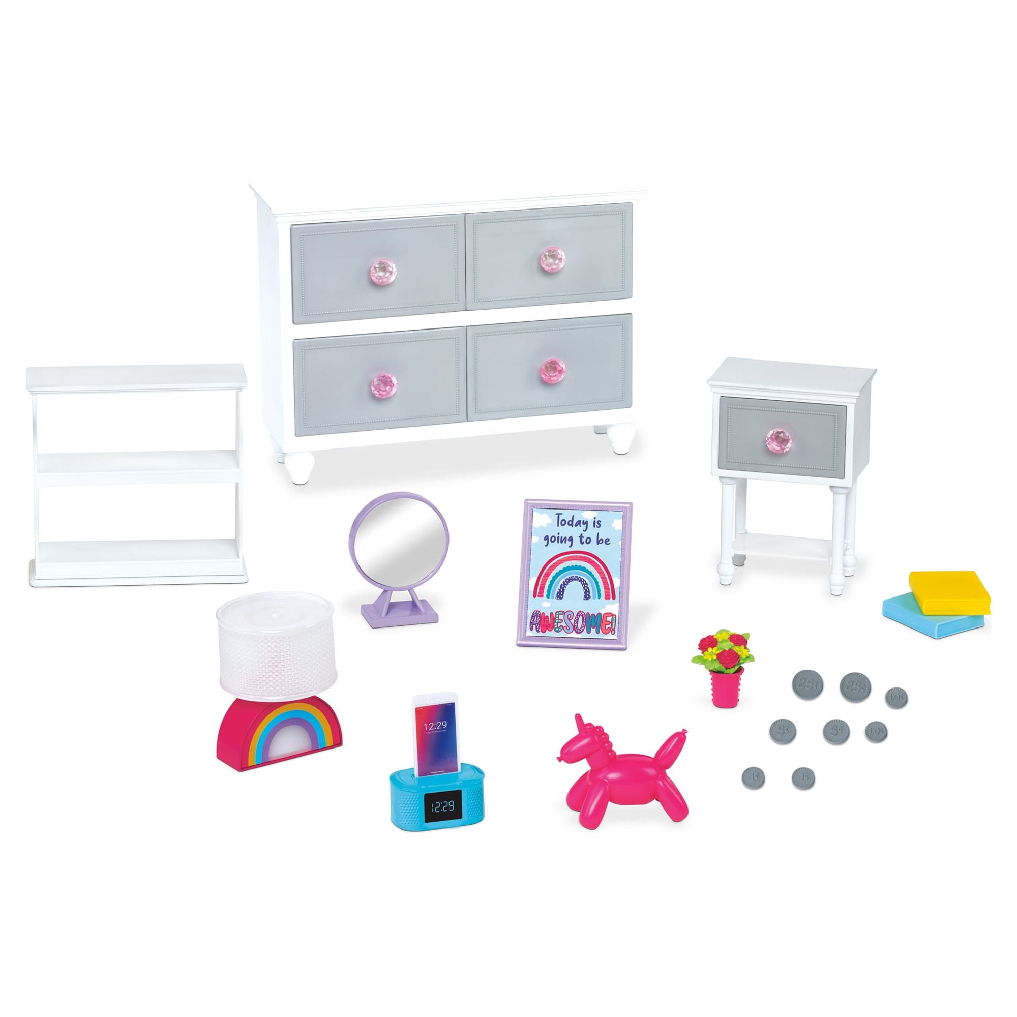 My Life As Plastic Bedroom Play Set for 18” Dolls New