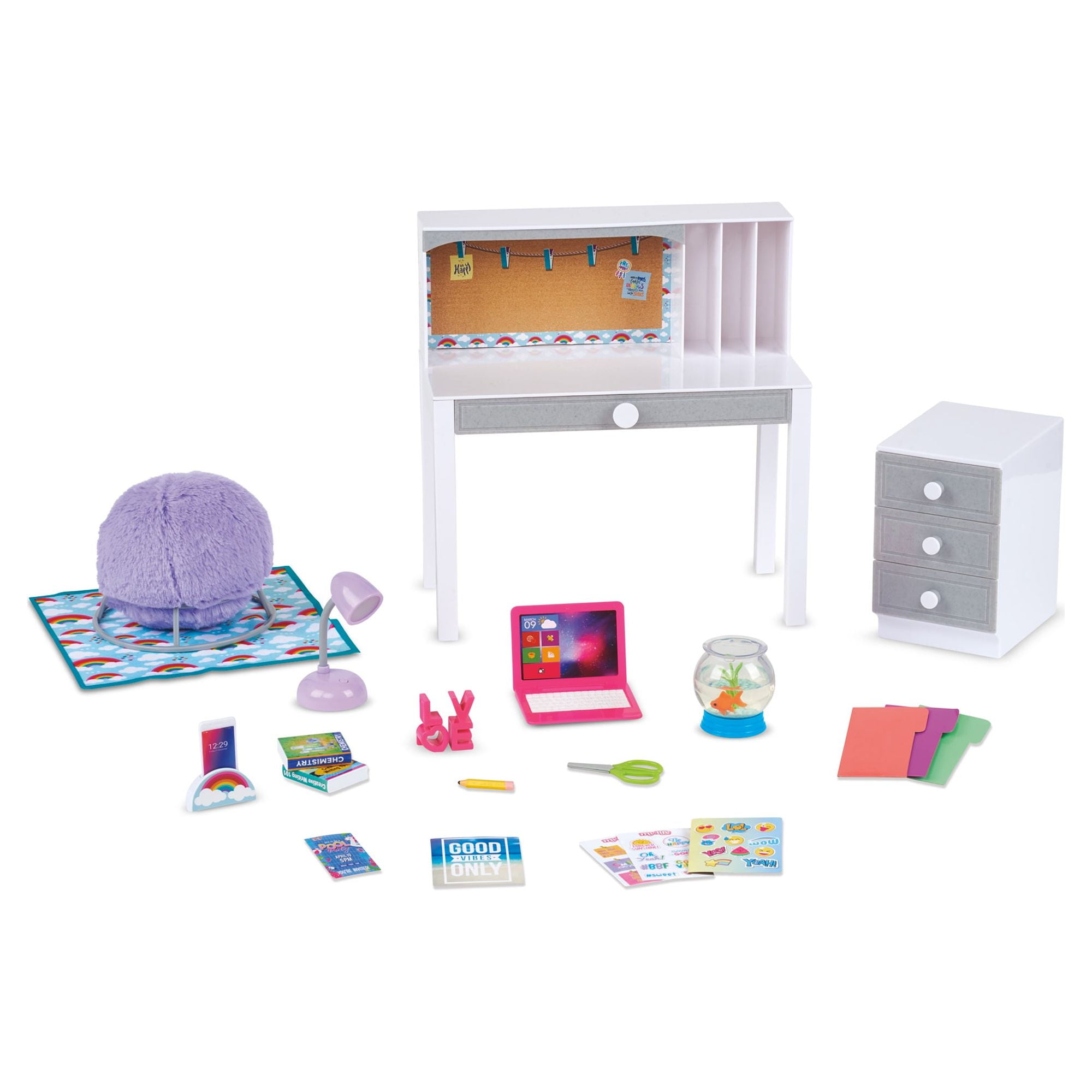 My Life As Plastic Modular Desk Play Set for 18” Dolls New