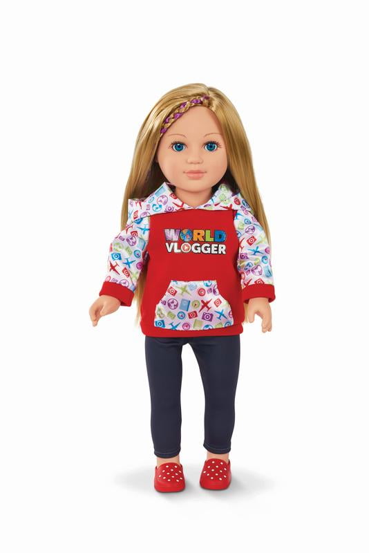 My Life As Poseable World Vlogger Doll Playset, 6 Pieces Included