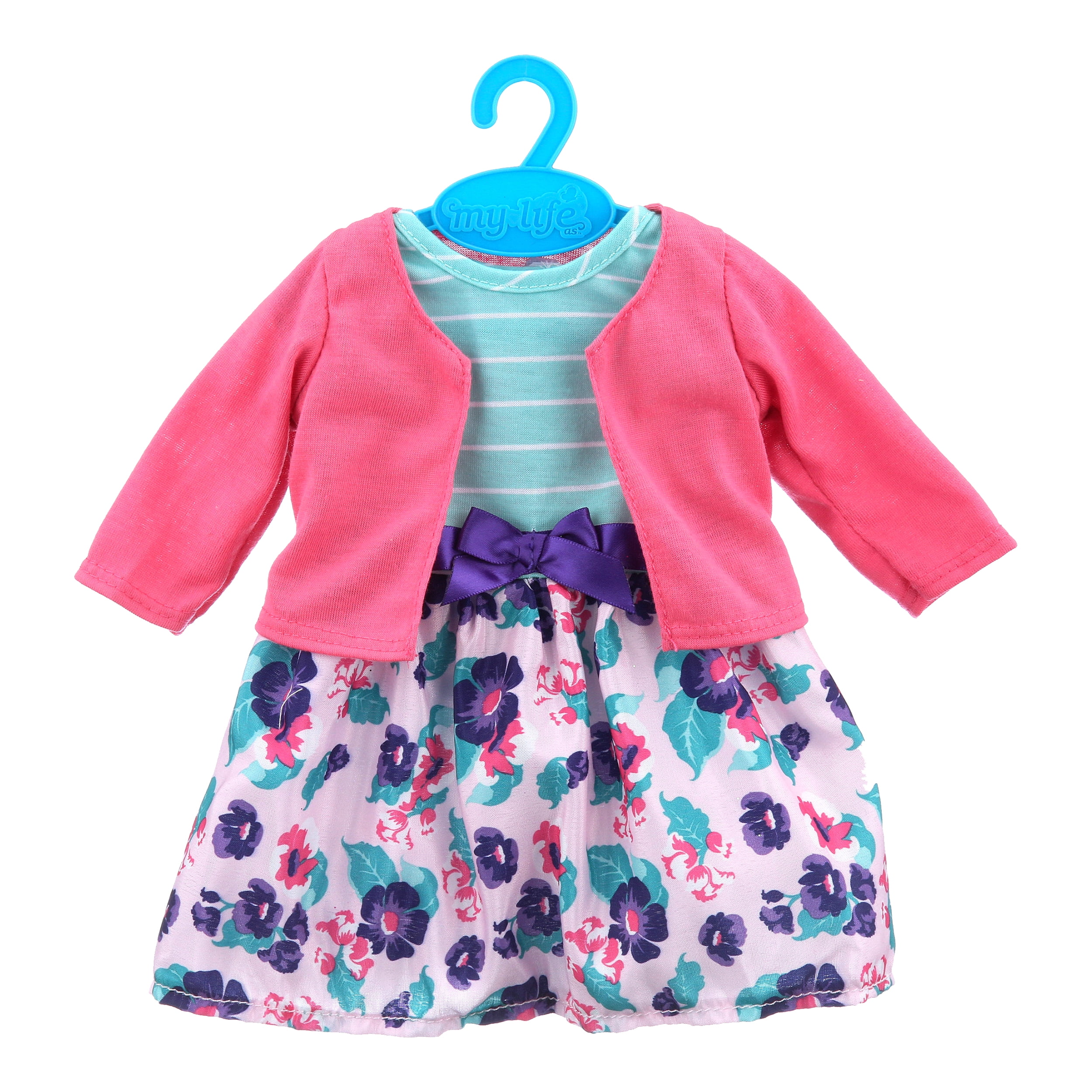 My Life As Purple Floral Dress Doll Clothes
