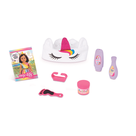 My Life As Spa Play Set for 18-inch Doll, 7 Pieces Included, Multicolor