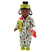 My Life As The Grinch Posable 18-Inch Doll, Dark Brunette Hair, Dark Brown Eyes, 4 Pieces