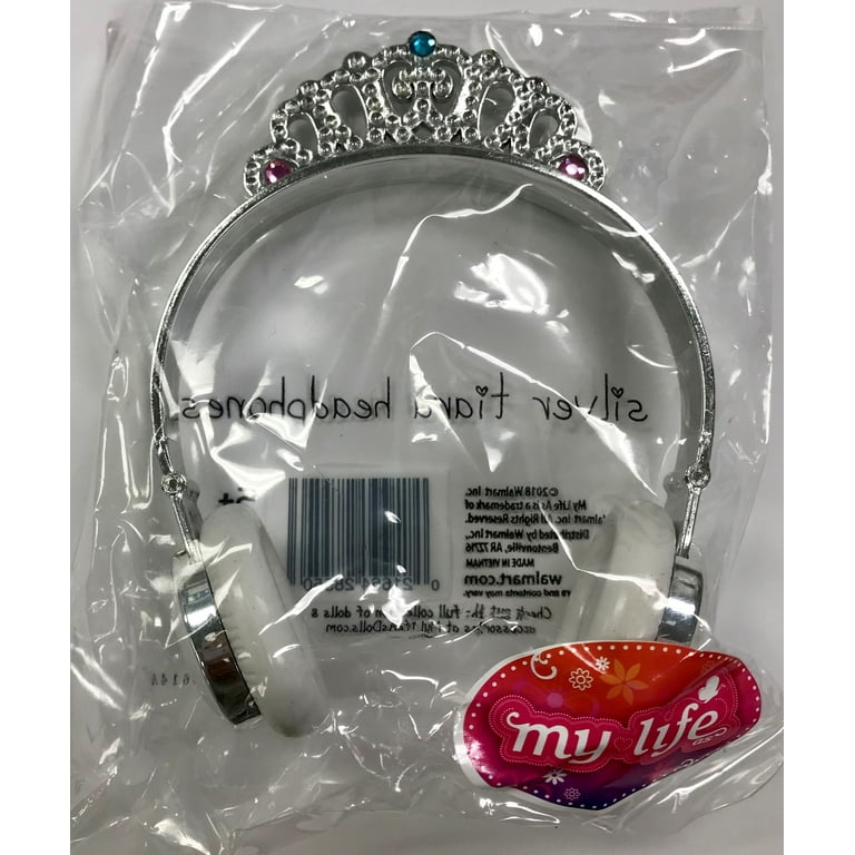My Life As Tiara Headphones - Pink & Silver - Walmart.com