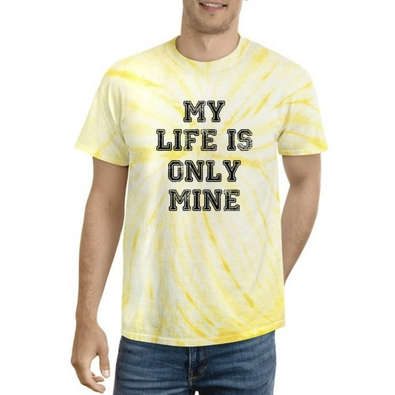 My Life Is Only Mine Tie Dye Cyclone Men -Smartprints Designs, Male x-Large