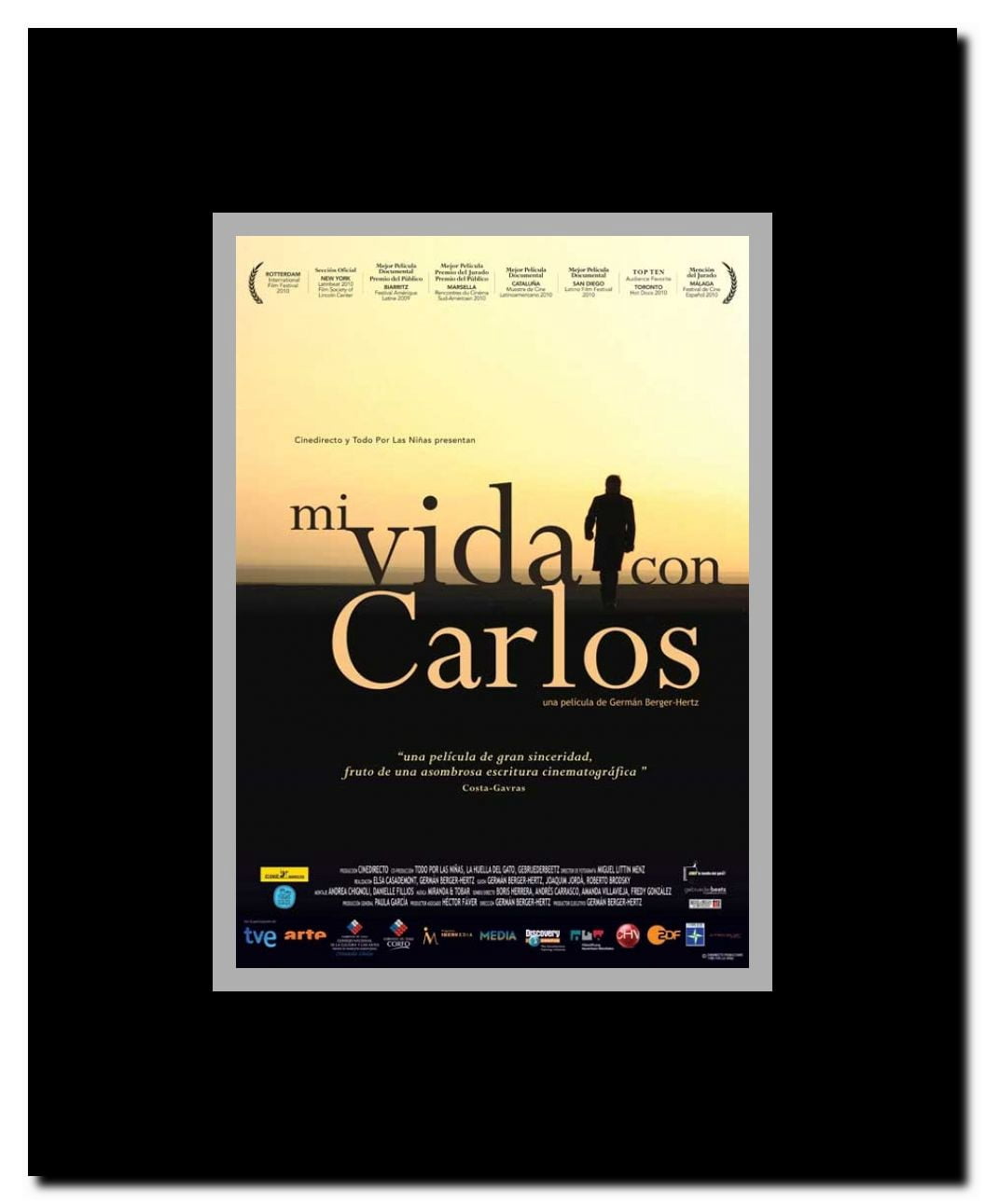 My Life with Carlos Framed Movie Poster