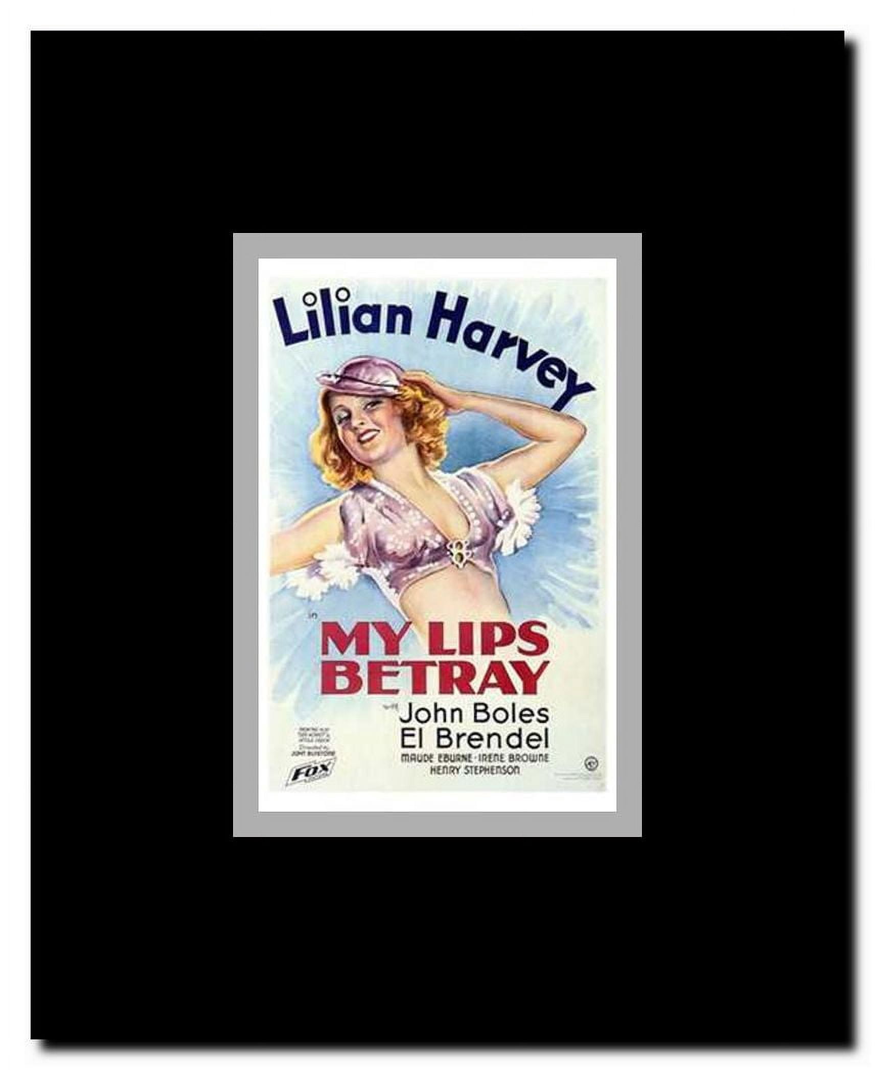 My Lips Betray Framed Movie Poster