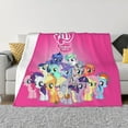 thumbnail image 1 of My Lit-Tle Pony Fleece Blanket Super Soft Cozy Throw Blanket Fuzzy Comfy Flannel Blanket Warm Plush Blankets And Throws For Couch, Sofa, Bed 50"X40", 1 of 7