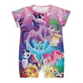 thumbnail image 1 of My Lit-tle Pony Baby Boy Girl Short Sleeve Romper Clothing Set Print Cartoon Baby Summer One Piece Jumpsuit, 1 of 8