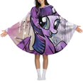 thumbnail image 1 of My Lit-tle Pony Flannel Wearable Blanket, Warm Shawl Blanket Comfy Poncho Throw with Buttons for Women And Men, 1 of 7