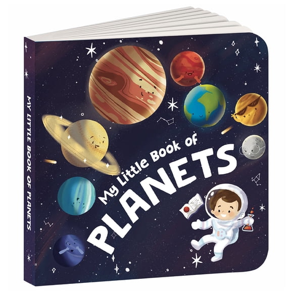 My Little Book of Planets: Fun Illustrated Board Book of Planets a Rhyming Book of Solar System for Kids, Toddlers Book , (Board Book)
