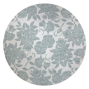 My Little Chickadee Blue Indoor Floor Mat by Kavka Designs