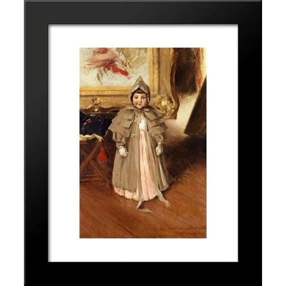My Little Daughter Dorothy 20x24 Framed Art Print by William Merritt Chase