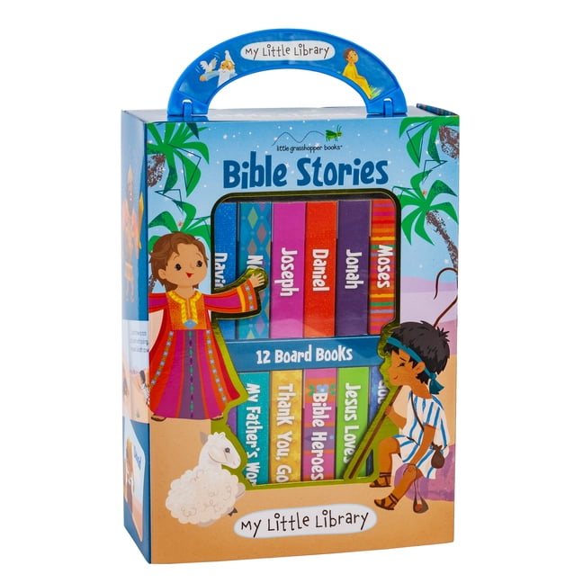 LITTLE GRASSHOPPER BOOKS My Little Library My Little Library: Bible Stories (12 Board Books), (Board Book)