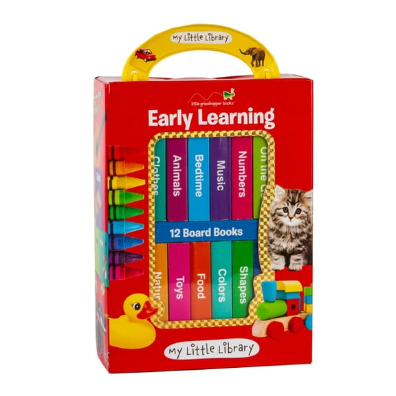 My Little Library My Little Library: Early Learning - First Words (12 Board Books), (Hardcover)