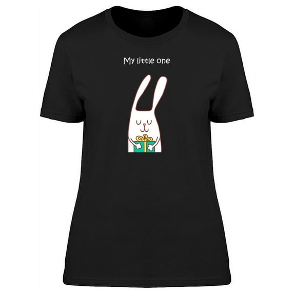 My Little One, Cute Rabbit T-Shirt Women -Image by Shutterstock, Female XX-Large