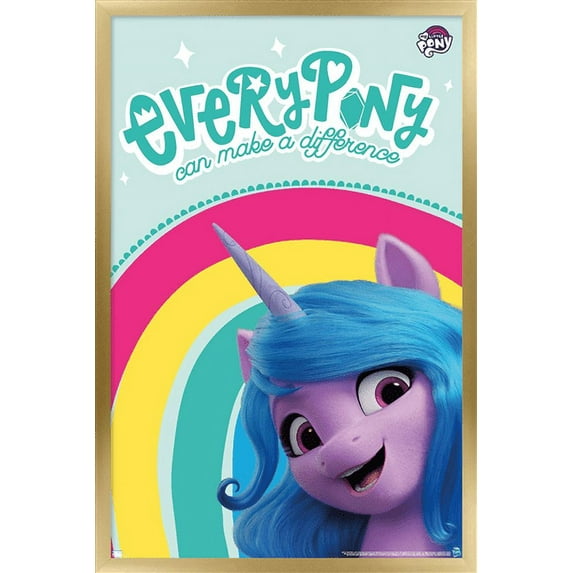 My Little Pony 2 - Make A Difference Wall Poster, 22.375" x 34", Framed