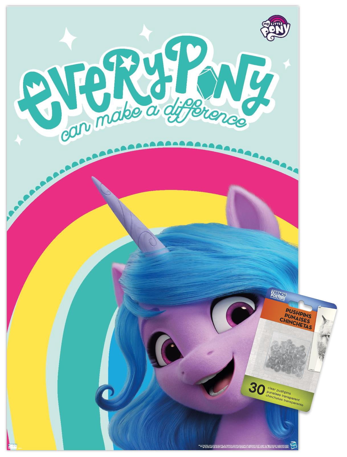 My Little Pony 2 - Make A Difference Wall Poster with Pushpins, 14.725" x 22.375"