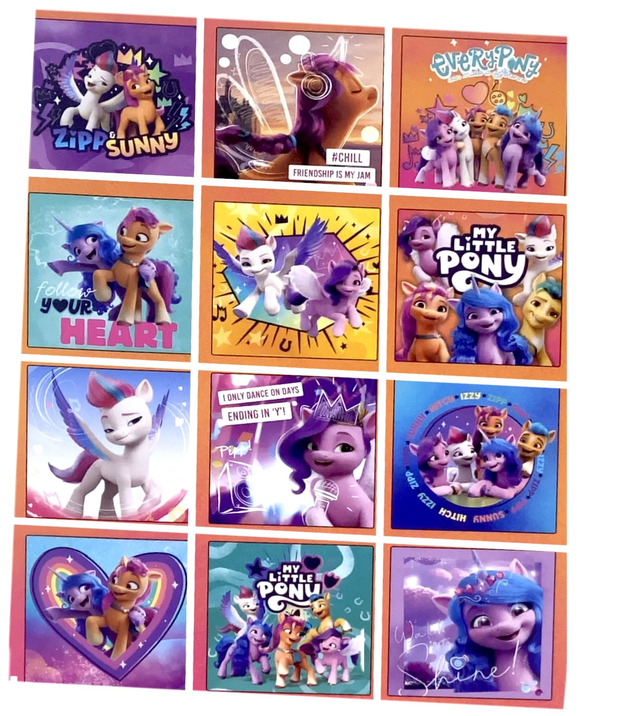My Little Pony 2024 16 Month Wall Art Hanging Collectible Calendar