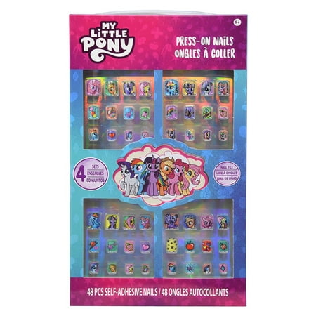 My Little Pony 48pk Press On Nails in Box