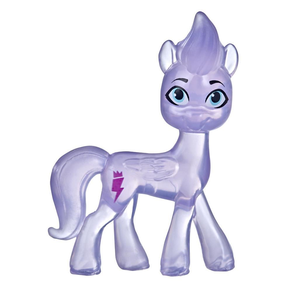 My Little Pony A New Generation Crystal Zipp Storm 2Inch Translucent White Pony Figure, Toy