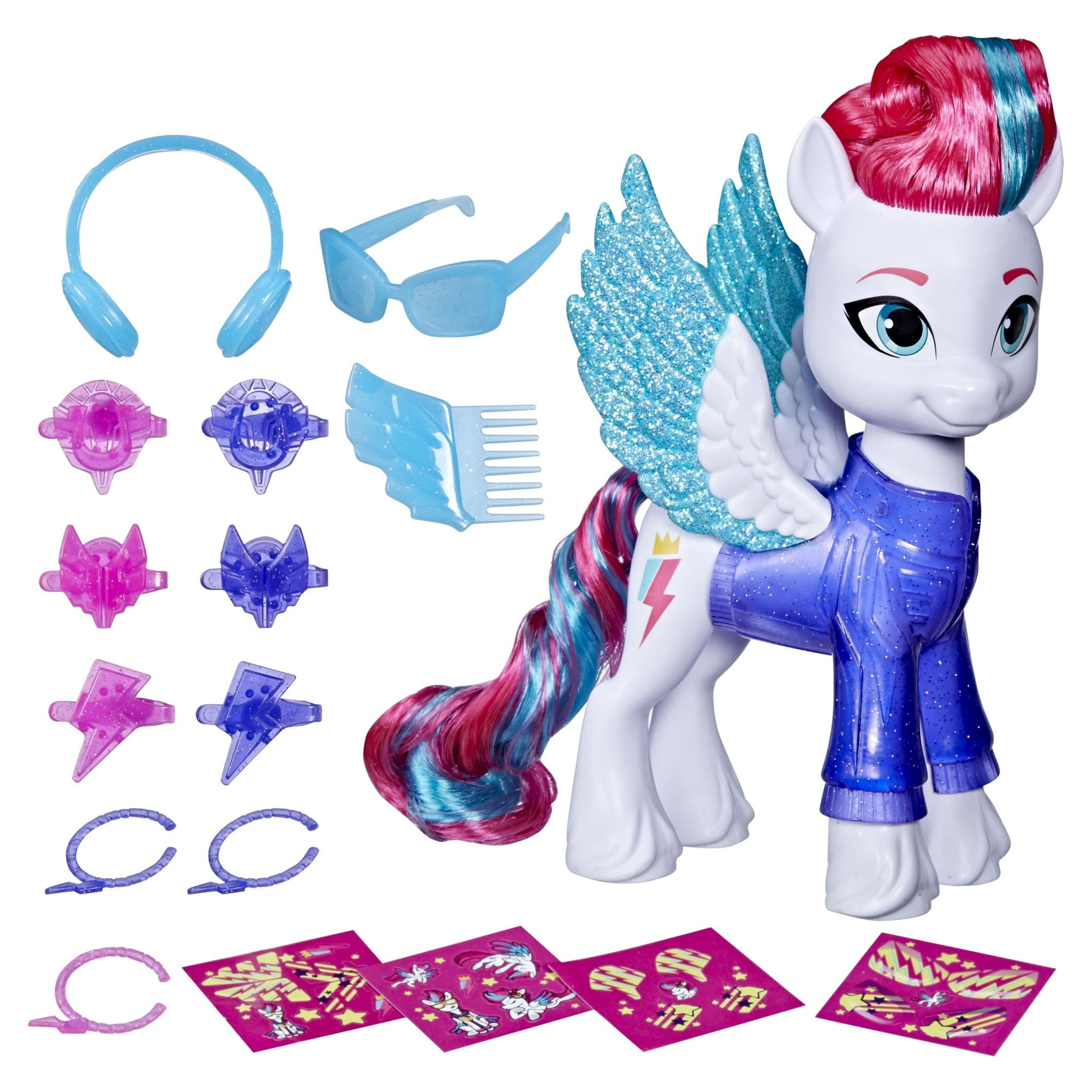  My Little Pony Toys Zipp Storm Style of The Day, 5-Inch Hair  Styling Dolls with Fashions, Toys for 5 Year Old Girls and Boys : Toys &  Games
