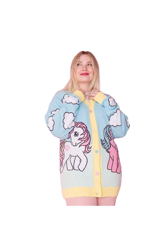 Adult Retro Oversized Cardigan