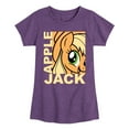 thumbnail image 1 of My Little Pony - Apple Jack - Girls Fitted Short Sleeve Tee, 1 of 4
